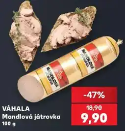 Kaufland Váhala mandlová játrovka nabídka