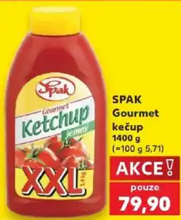 Kaufland Spak gourmet kečup jemný nabídka