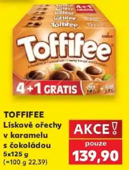 Kaufland Tollifee liskové ořechy v karamelu s čokoládou nabídka