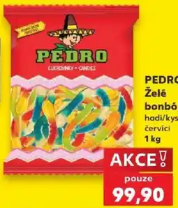 Kaufland Pedro želé bonbó hadi/kys červíci nabídka