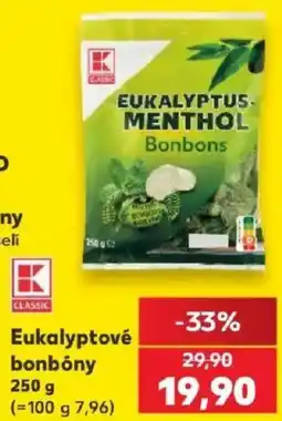 Kaufland K Classic eukalyptové bonbóny nabídka