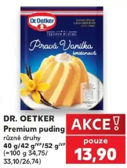 Kaufland Dr. Oetker premium pudding nabídka