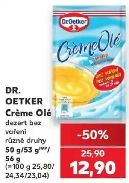 Kaufland Dr. Oetker Crème Olé nabídka