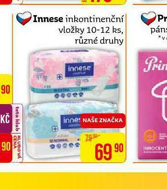 Teta Innese inkontinenční vložky nabídka
