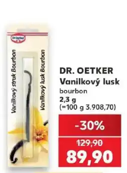 Kaufland Dr. Oetker vanilkový lusk bourbon nabídka
