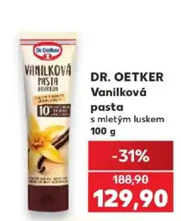 Kaufland Dr Oetker Vanilková pasta s mletým lusekem nabídka