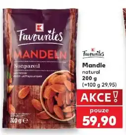 Kaufland Favourites Mandle natural nabídka
