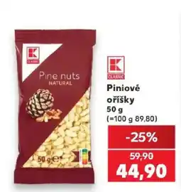 Kaufland K Classic piniové oříšky nabídka