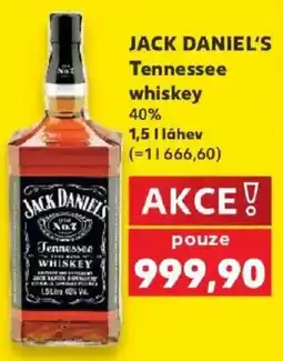 Kaufland Jack Daniel's tennessee whiskey nabídka