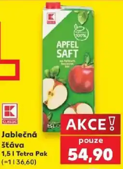 Kaufland Jablečná šťáva nabídka