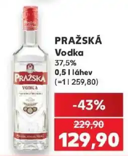 Kaufland Pražská Vodka nabídka