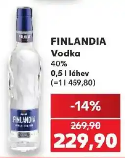Kaufland Finlandia Vodka nabídka