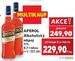 Kaufland Aperol alkoholický nápoj nabídka
