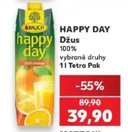 Kaufland Happy Day Džus nabídka