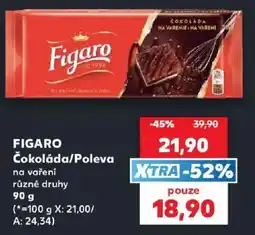 Kaufland Figaro čokoláda/poleva nabídka