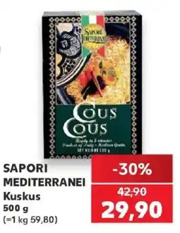 Kaufland Sapori mediterranei kuskus nabídka
