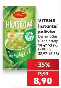 Kaufland Vitana hrášková s houstičkami nabídka