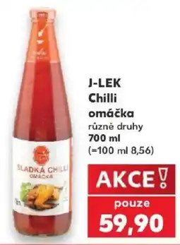 Kaufland J-lek chilli omáčka nabídka