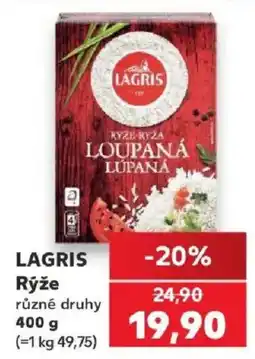 Kaufland Lagris rýže různé druhy nabídka