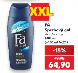 Kaufland Fa sprchový gel nabídka