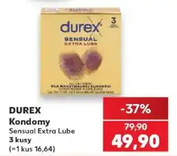 Kaufland Durex kondomy sensual extra lube nabídka