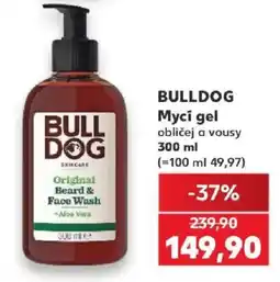 Kaufland Bulldog mycí gel obličej a vousy nabídka