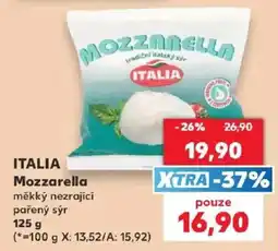 Kaufland Italia Mozzarella nabídka