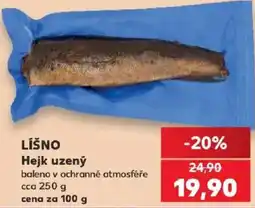 Kaufland Líšno hejk uzený nabídka