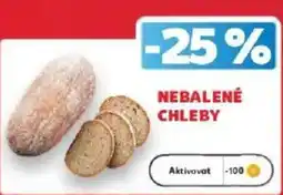 Kaufland Nebalené chleby nabídka