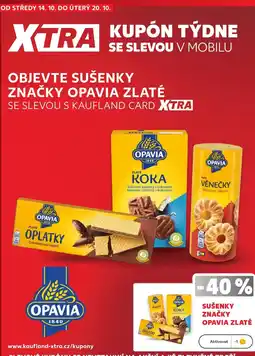 Kaufland Opavia sušenky nabídka