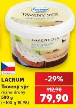 Kaufland Lacrum tavený sýr smetanový nabídka