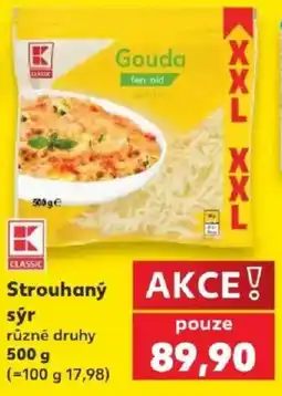 Kaufland K Classic strouhaný sýr nabídka