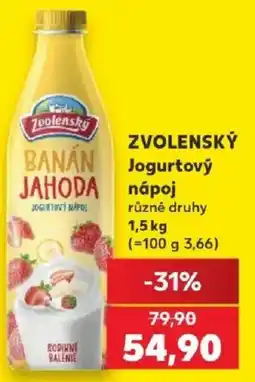 Kaufland Zvolenský banán jahoda nabídka