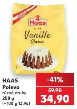 Kaufland Haas poleva různé druhy nabídka