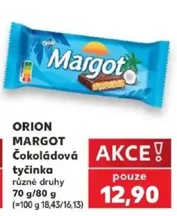 Kaufland Orion margot čokoládová tyčinka různé druhy nabídka