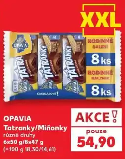 Kaufland Opavia tatranky/miňonky nabídka