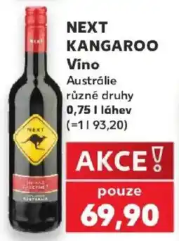 Kaufland Next kangaroo vino nabídka