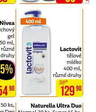 Teta Lactovit tělové mléko nabídka