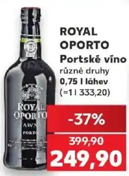 Kaufland Royal Oporto Portské víno nabídka