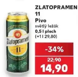 Kaufland Zlatopramen 11 nabídka