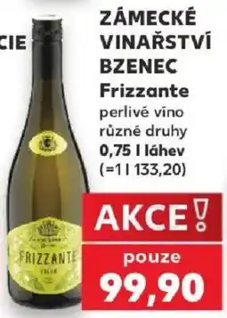 Kaufland Zámecké vinařství bzenec frizzante nabídka