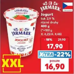 Kaufland Jarmark jogurt jahoda nabídka
