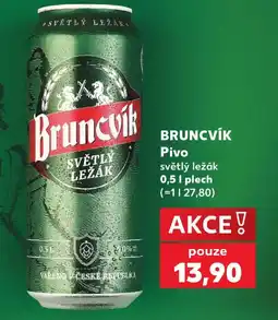 Kaufland Bruncvik světlý ležák nabídka
