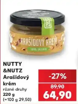 Kaufland Nutty & Nutz Arašídový krém nabídka