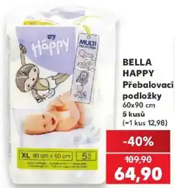 Kaufland Bella Happy přebalovací podložky nabídka