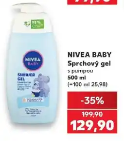 Kaufland Nivea baby sprchový gel nabídka