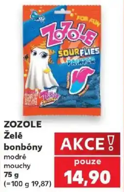 Kaufland Zozole želé bonbóny modré mouchy nabídka