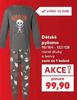 Kaufland Dětské pyžamo nabídka