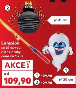 Kaufland Lampion se žárovkou nabídka