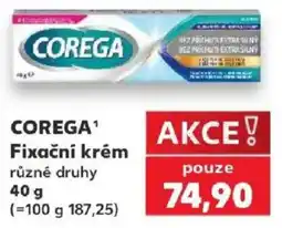 Kaufland Corega fixační krém nabídka
